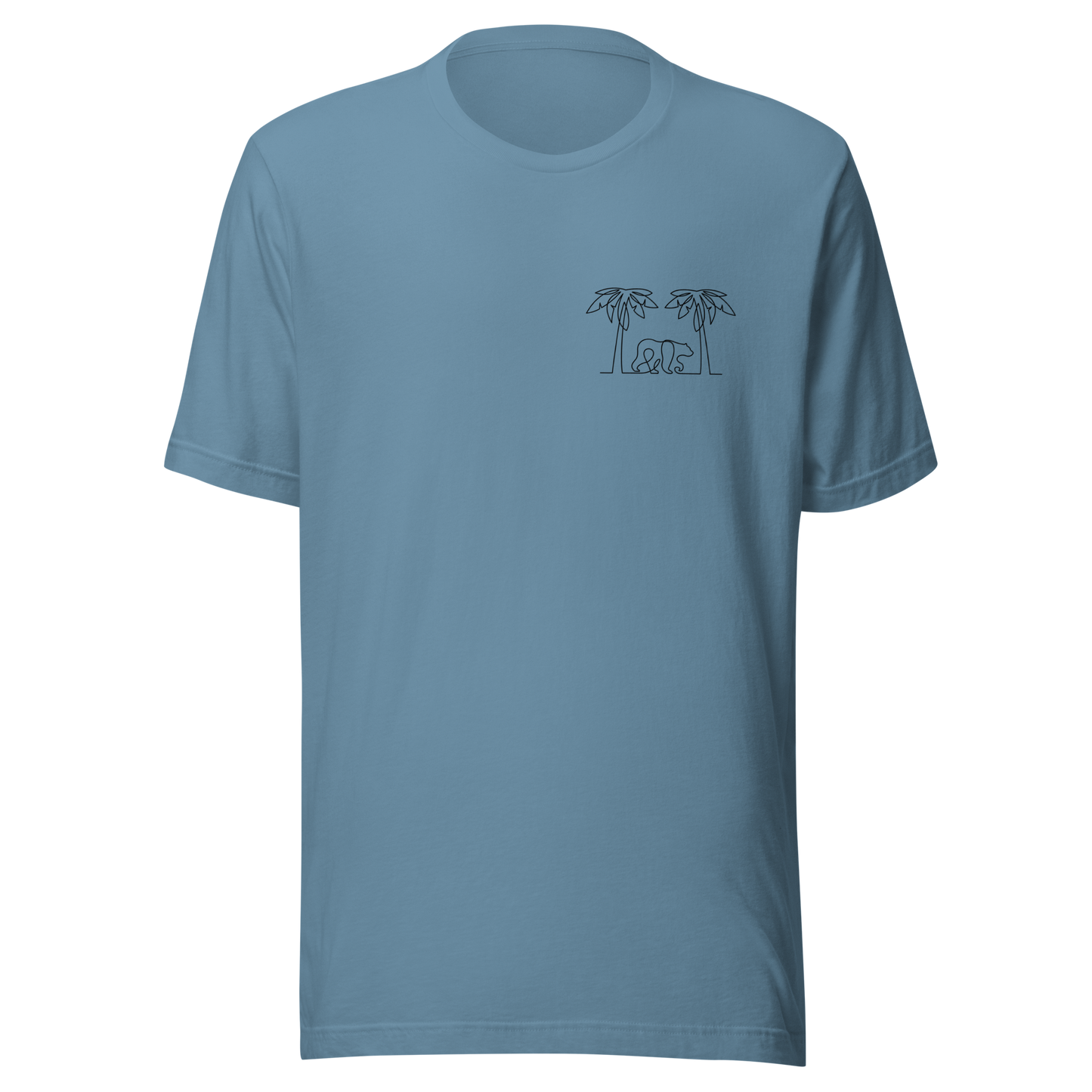 Bear walking in paradise tshirt