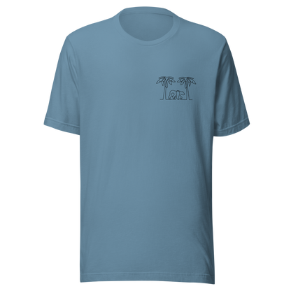 Bear walking in paradise tshirt